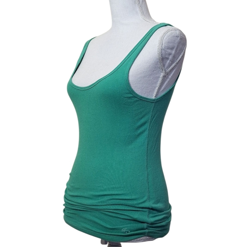 A&F Green Ribbed Racer Back Tank Top! - Picture 9 of 11